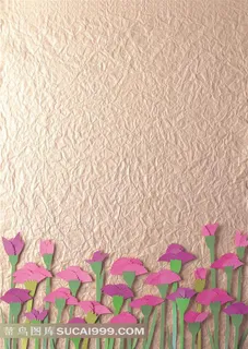 纸雕花卉花艺素材