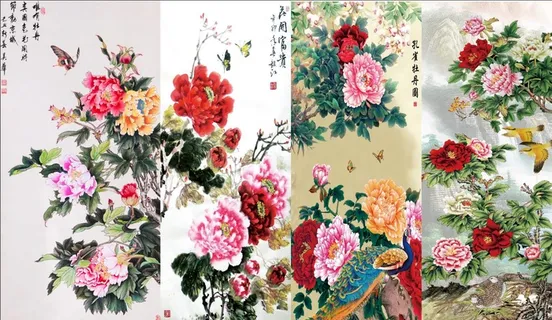 牡丹花开图合 牡丹花开图合