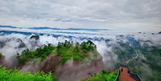 安徽万佛山云海风景图片-第10张