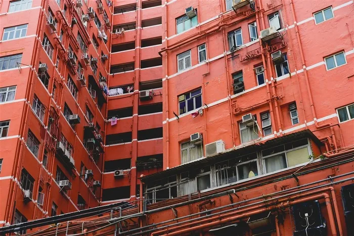 错落有致的住宅小区图片