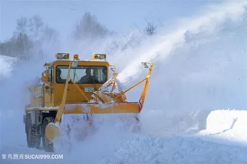 唯美雪景小黄车壁纸 唯美雪景小黄车壁纸