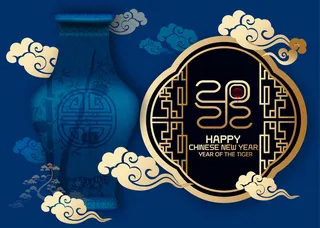 设计新年春节装饰素材