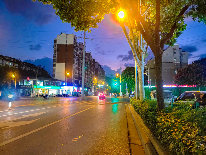 武汉|夜景|夏天|晚霞