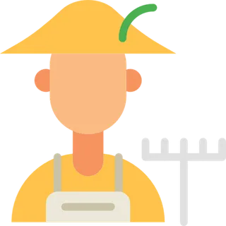 锄地种田现代农业