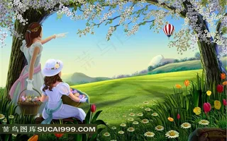 唯美美好回忆童真风景图片