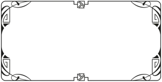 欧式复古线条边框花纹AI矢量LOGO角框花边分割线设计PSD卡片素材