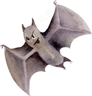 万圣节节日元素蝙蝠