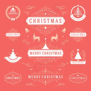 圣诞节装饰元素