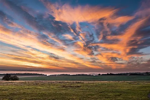 夕阳余晖图片 夕阳余晖图片