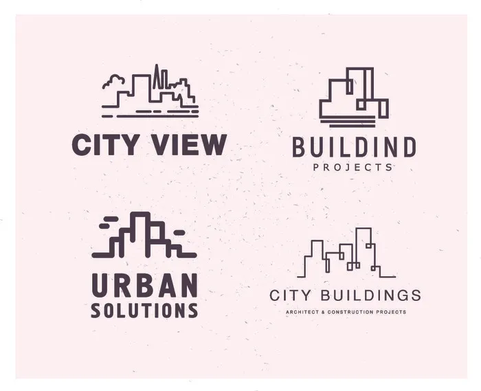 手绘Logo标志素材eps,ai矢量模版下载