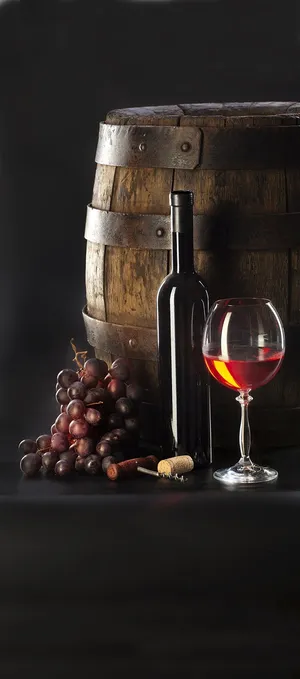高档红葡萄酒和葡萄酒庄园高清图片 高档红葡萄酒和葡萄酒庄园高清图片