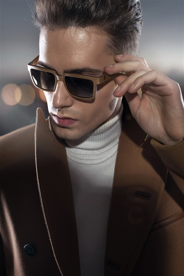 气宇不凡欧美墨镜帅哥图片男人图片