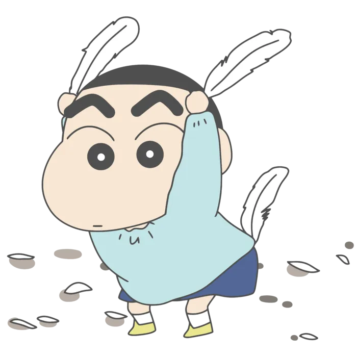 蜡笔小新可爱动画人物免扣素材