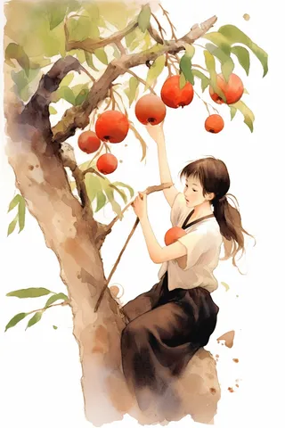 荔枝水果摄影图