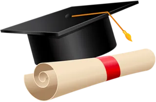 卡通博士帽 毕业素材 免抠图