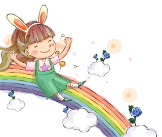 卡通 素材 人物 动画 插图