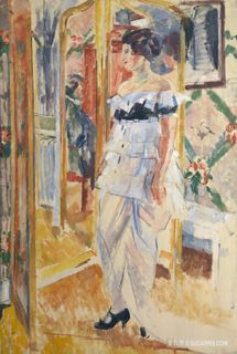 里克·沃特斯-吉鲁夫人肖像