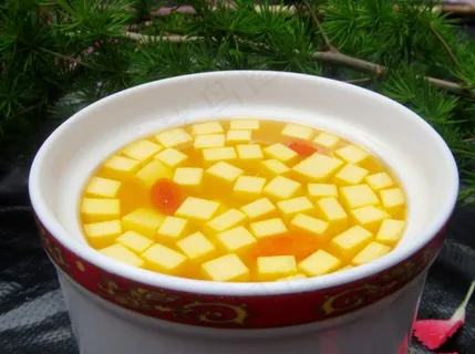 醉豆花美食素材