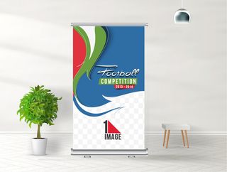 商务展架公司展架易拉宝矢量AI