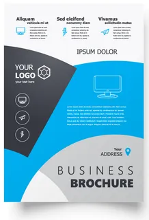 包装宣传册设计模板传单页抽象商务宣传册A4模板创意封面趋势宣传