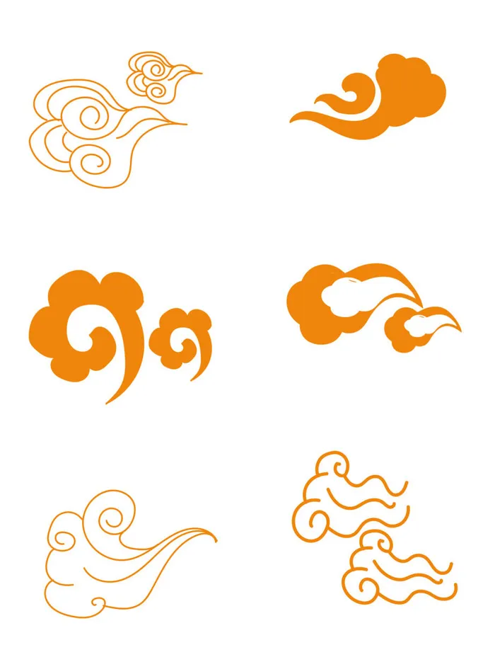 中国风古典式线条祥云纹底纹图案纹理装饰背景素材AI素材ai矢量模版下载