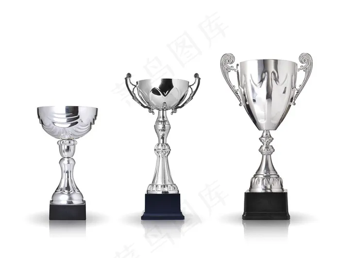 银色的奖杯高清素材