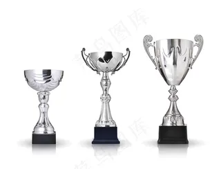 银色的奖杯高清素材