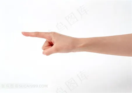 手势动作 指示动作手部特写