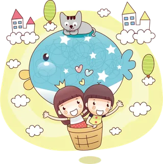 卡通 素材 人物 动画 插图