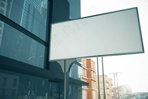 户外空白展板展示大图 户外空白展板展示大图