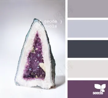 冬天系配色色卡色彩搭配