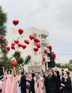 婚礼接亲队伍图片 婚礼接亲队伍图片