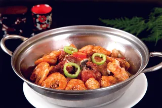 干锅美食焖锅湘菜麻辣香辣纸锅干锅排骨虾