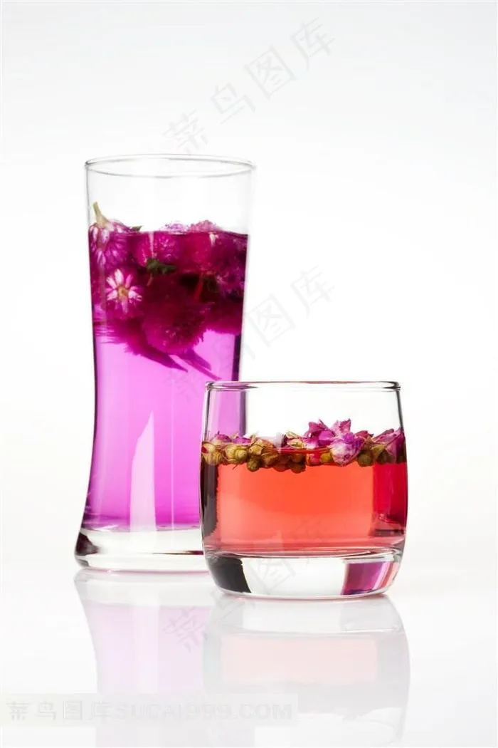 时尚健康养生玫瑰花花茶高清摄影图
