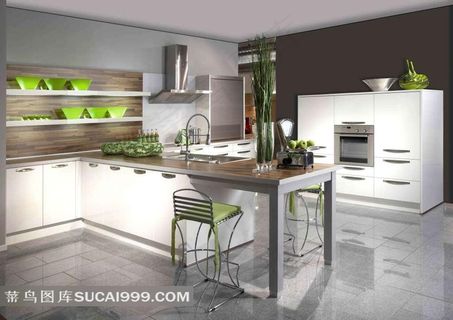 现代式厨房图片