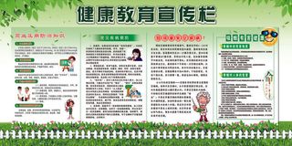 健康教育宣传栏图片