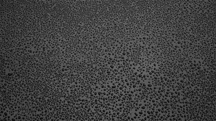 背景, 隔离, 雨滴, 发动机罩, 黑色的