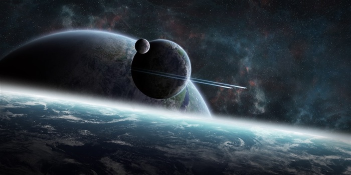 炫酷科幻宇宙背景素材高清图片