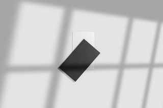 光影企业质感正反面名片样机