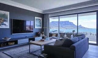 室内设计家具家装展示客厅沙发电视海景，简约摄影图