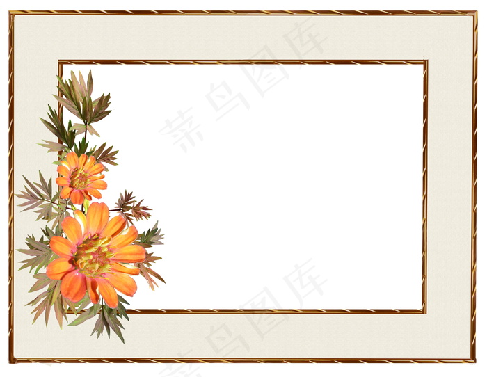金边相框图片素材