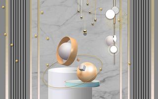 北欧后现代背景墙