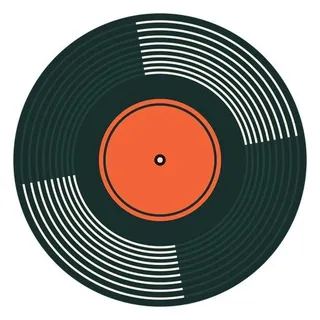 黑胶唱片 PNG免抠