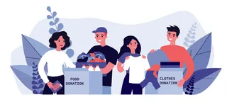 扁平化人物场景办公互联网等距ai矢量设计网页海报UI素材插画