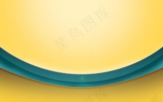 黄色扁平化背景图片