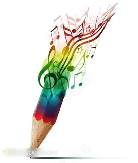 创意彩色铅笔图片素材