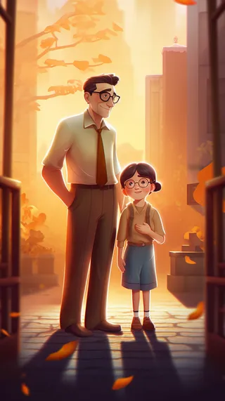 父亲 父亲节 温馨 坚强 爱护 关怀 教育 快乐 幸福 父爱