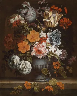 欧式手绘花瓶花卉油画图片 欧式手绘花瓶花卉油画图片