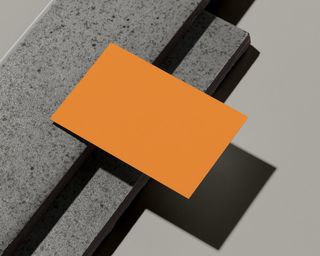 石头背景高档轻奢名片样机