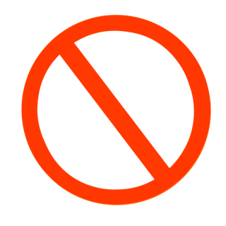 禁止标识免扣素材